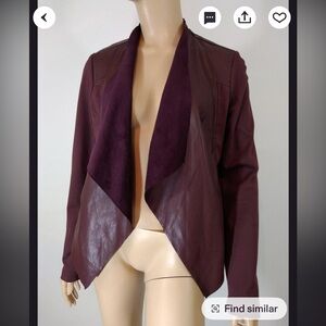 Kut from the Kloth faux suede & Leather Jacket